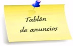 Tablon de anuncios del Ayuntamiento de Garrucha